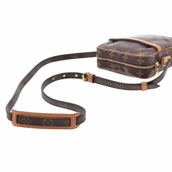 LOUIS VUITTON Monogram Danube Brown Canvas Shoulder Bag